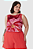 Regata Plus Size Evasê Estampada em Malha Viscolinho Stretch Malwee - Imagem 1