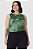 Regata Plus Size Evasê Estampada em Malha Viscolinho Stretch Malwee - Imagem 4