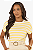 Blusa Feminina Em Ribana de Viscose Listrada Rovitex - Imagem 2