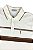 Camisa Polo Masculina Manga Curta Off White Piquet Gola Listrada Algodão Ferreira Mello - Imagem 5