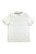Camisa Polo Masculina Manga Curta Off White Piquet Gola Listrada Algodão Ferreira Mello - Imagem 2
