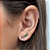 Ear cuff pedras coloridas - Imagem 2