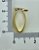 BB 1741 Brinco Argola Fita Oval 2,4CM BRUNA Semijoias - Imagem 3