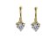 BB 2957 Brinco Argola de 1,4CM Com Coração de Zirconia Pendurado BRUNA semijoias - Imagem 1