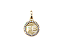 MB 1118 Medalha "FÉ" 1CM BRUNA Semijoias - Imagem 1