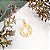MB 0190 Medalha Estrela De Davi Vazada Lisa 1,4CM BRUNA Semijoias - Imagem 2