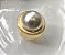 AB 1988 Anel Meia Pérola 1,8CM BRUNA Semijoias - Imagem 2