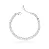 PQF627435 Pulseira Navetes Zirconia Folheado a Prata 18 P/ 20CM QUALITÁ Semijoias - Imagem 1