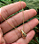 GB 0391 Gargantilha Fina Com Gota Lisa 1,3CM 40P/45CM BRUNA Semijoias - Imagem 2