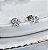 BF 0160 Brinco Mini Estrela de Zircônias (0,5mm c/5 garras) MD Folheados - Imagem 2