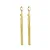 BF 0209 Brinco Algema (1cm) c/ Franja (7cm) MD Folheados - Imagem 4