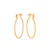 BF 0441 Brinco Argola Fio Lisa((2,5cm) MD Folheados - Imagem 3