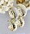 BF 1094G Brinco Argola Abaulada c/Zircônias (1,6cm) MD Folheados - Imagem 2