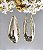 BF 1160 Argola Gota Grande dos Dois Lados Lisa (3,3cm) MD Folheados - Imagem 2