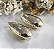 BF 1160 Argola Gota Grande dos Dois Lados Lisa (3,3cm) MD Folheados - Imagem 1