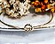 PF 0616 Bracelete Aberto Com Nó Liso No Meio 6CM MD Folheados - Imagem 2