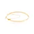 PF 0639 Bracelete Liso Com Fecho Pega Ladrão 6,5CM MD Folheados - Imagem 1