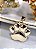 MF 0441 Medalha Pata de Cachorro Lisa (1,7cm) MD Folheados - Imagem 2