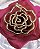 MF 0240 Medalha Flor Vazada Lisa(3,1cm) MD Folheados - Imagem 1