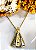 GF 0646G Gargantilha Veneziana 45CM Com Nossa Senhora Aparecida Com Zirconia Azul 2,6CM MD Folheados - Imagem 3