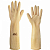 Luva Latex Ranhurada Amarela Volk Ca 15100 - Imagem 1