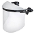 Kit Protetor Facial 200 Lente Incolor Msa Ca 27950 - Imagem 1