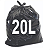 Saco Lixo 20l Pto Rolo 25un Economico Azeplast - Imagem 2