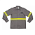 Camisa Nr10 Risco 2 Cinza / Verde Fortline Ca 47308 - Imagem 2