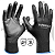 Kit com 12 Pares Luva Hand Tatil Preta Hx001 Handex Ca 41628 - M - Imagem 2