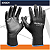 Kit com 12 Pares Luva Hand Tatil Preta Hx001 Handex Ca 41628 - P - Imagem 3