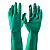Luva Nitrilica Verde com Forro Ultra Glove Protect Ca 52364 - Imagem 1