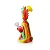 Bong de Vidro e Silicone Mesclado Rick - Amarelo Verde Vermelho - Imagem 1