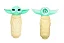 Pipe De Silicone Baby Yoda Com Slick E Pinça - Imagem 1