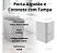 Porta Algodao e Cotonete com Tampa Stolf Branco - Imagem 9