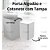 Porta Algodao e Cotonete com Tampa Stolf Branco - Imagem 5