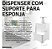 Dispenser Para Detergente E Esponja Smile 650ml Stolf Branco - Imagem 9