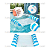 Boia Rede Piscina Cama Flutuante Reclinavel Inflavel 120X70 - Imagem 3