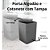 Kit Porta Algodao E Cotonete Com Tampa E Dispenser Preto - Imagem 5