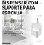 Kit 2x Dispenser Para Detergente Esponja Smile 650ml Branco - Imagem 2