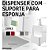 Kit 2x Dispenser Para Detergente Esponja Smile 650ml Branco - Imagem 8