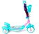 Patinete Infantil Com Led 3 Rodas - Unitoys Rosa E Azul - Imagem 8