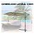 Ombrelone Suspenso Base Lateral 3,5 Metros Importway - Imagem 14