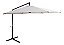 Ombrelone Lateral Guarda-sol 3m Piscina Aluminio Com Base - Imagem 2