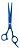 Tesoura Vertix Blue Titanium Navalha 5,5'' Profissional - Imagem 4