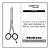 Tesoura Cabelo Vertix Iniciante Desbaste Profissional 5,5'' - Imagem 2