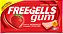 CHICLE FREEGELLS GUM MORANGO 12X15UN - Imagem 1