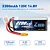 Bateria Lipo para Modelismo ZEEE 4S 14.8V 2200 mAh 120C plug XT60 - Imagem 5