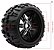 Pneu Offroad Globact para Automodelo Hex 17mm 153x77mm - Imagem 1