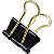 Prendedor de Papel West Village 19 mm Preto e Branco com 12 unidades - Tilibra - Imagem 2