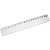 Regua plastica Cristal 20cm. - Waleu - Imagem 1